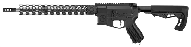 Picture of  Unique-Ars Hexrifle Ultra-Light  5.56X45mm Nato Caliber With 16" Barrel, 30+1 Capacity, Black Anodized Metal Finish, Black 6 Position Skeletonized A-Frame Stock & Black Unique Grip Right Hand