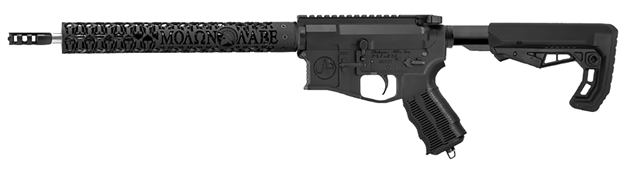 Picture of Unique-Ars Molonrifle15 Molonlabe  5.56X45mm Nato 16" 30+1 Black Anodized Black 6 Position Skeletonized A-Frame Stock Black Unique Grip Right Hand