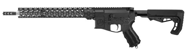 Picture of Unique-Ars Slimhexrifle15 Ultra-Light  5.56X45mm Nato 16" 30+1 Black Anodized Black 6 Position Skeletonized A-Frame Stock Black Unique Grip Right Hand