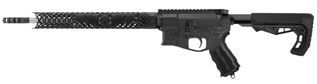 Picture of Unique-Ars Wickedrifle15 Wickedwings  5.56X45mm Nato 16" 30+1 Black Anodized Black 6 Position Skeletonized A-Frame Stock Black Unique Grip Right Hand