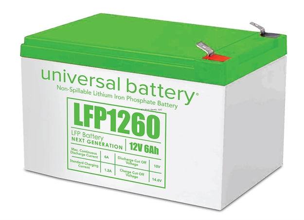 Picture of Upg 12V 6Ah Lithium Lfp - 7Ah Case - F2
