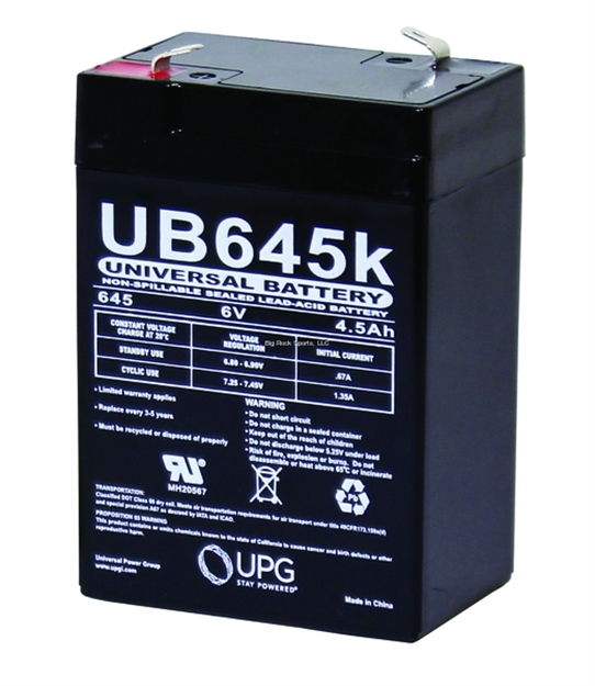 Picture of Upg Battery Only 6V 4.5Amp
