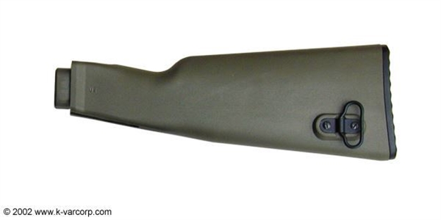 Picture of U.S. Made OD Green Polymer Buttstock Assembly For Milled Receiver Rifles, Nato Length