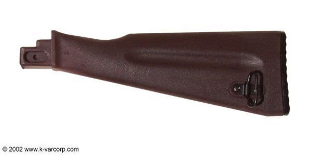 Picture of U.S. Made Plum Polymer Buttstock Assembly For Stamped Receiver Rifles, Nato Length