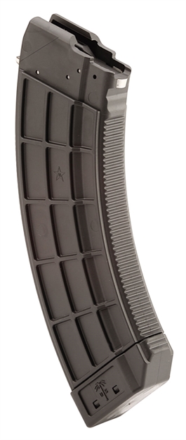 Picture of  US Palm Ma692a Standard  30Rd 7.62X39mm Fits Ak-47 Black Polymer W/Stainless Steel Latch 787450528383
