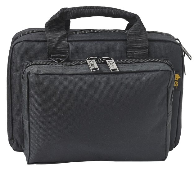 Picture of  US Peacekeeper P21105 Mini Range Bag Water Resistant Black 600D Polyester With 8 Mag Pockets, Lockable Zippers & Wraparound Handles 12.75" L X 8.75" H X 3" D Exterior Dimensions 663306211053