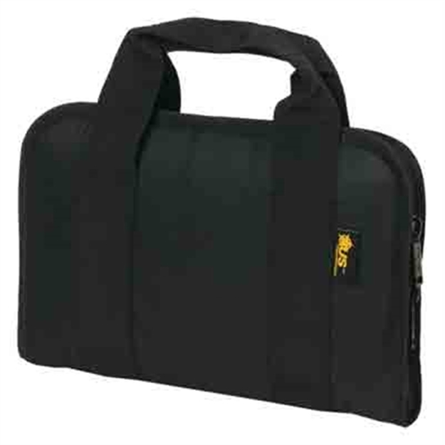 Picture of  US Peacekeeper P21108 Attache Case Black 600D Polyester Holds Handgun