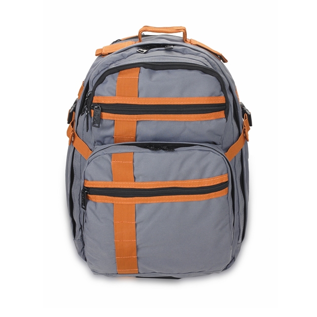 Picture of US Peacekeepers Incog Backpack Grey/Rust 12.5X18x8