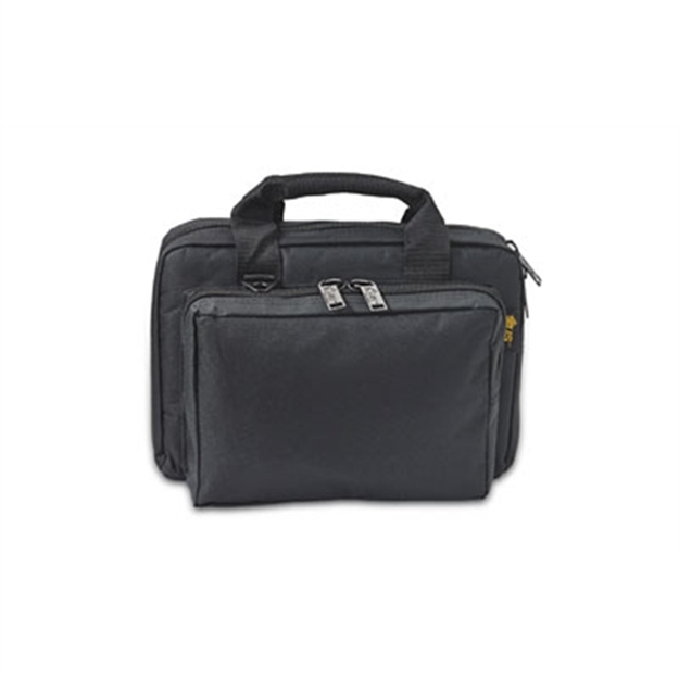Picture of  US Peacekeeper P21105 Mini Range Bag Water Resistant Black 600D Polyester With 8 Mag Pockets, Lockable Zippers & Wraparound Handles 12.75" L X 8.75" H X 3" D Exterior Dimensions
