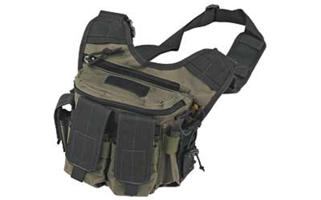 Picture of  US Peacekeeper P20305 Rapid Deployment Pack  Shoulder Sling 600D Polyester OD Green/Black