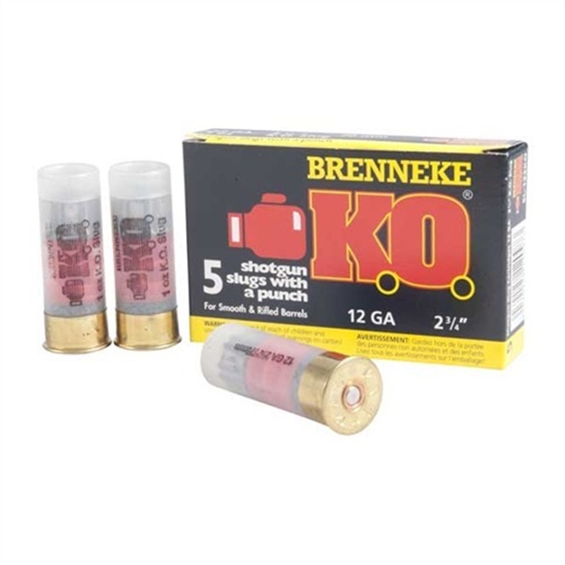 Picture of Usa Brenneke Ammo K.O. 12Ga 2 3/4In 1Oz Slug