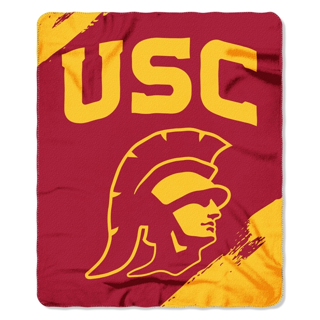Picture of Usc Trojans Painted Fleece Throw