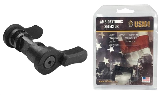 Picture of Usm4 15001379 Ambidextrous Selector Pinched Ar-15