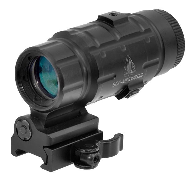 Picture of  Utg Scpmf3weqs 3X Magnifier  Black Anodized 37 MM