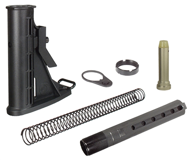 Picture of  Utg Pro Rbu6bm Mil-Spec Stock Assembly Black Synthetic 6 Position For Ar-15/M16 712274528277