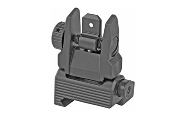 Picture of Leapers, Inc. - Utg Accu-Sync Spring Loaded AR 15 Flip-Up Rear Sight Black MNT-957 4717385553712