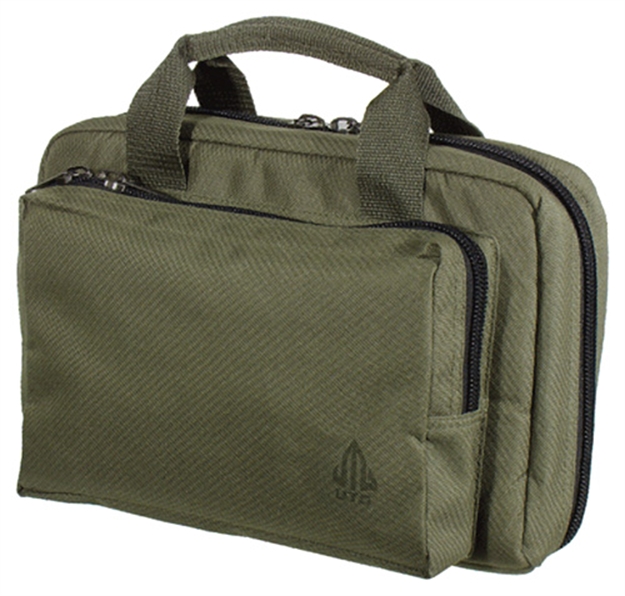 Picture of Utg Gun Case Armorers OD Green 12X8 Holds Two Handguns