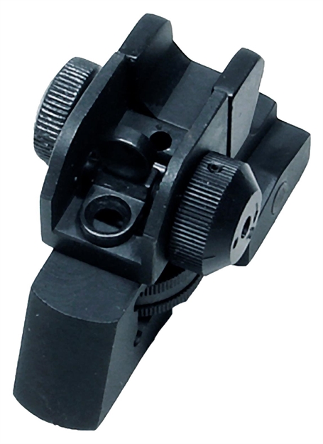 Picture of Utg Mnt-950Rs02 Compact Rear Sight Ar-15  Aluminum Black