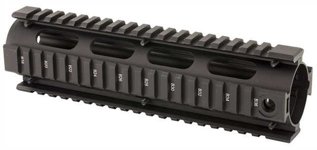 Picture of  Utg Pro  Ar308 Drop-In Handguard Picatinny Quad Rail, 8.70" L Black Aluminum, Fits Mid-Length Gas S&W M&P10