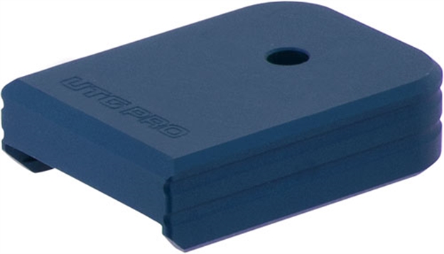 Picture of Utg Pro +0 Glock Large Frame Base Pad Matte Blue Aluminum!