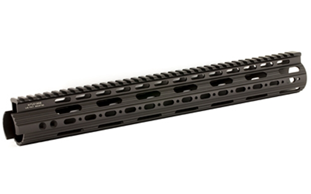Picture of  Utg Pro Mtu019ss Pro Slim Rail Handguard Free-Floating 15" L Aluminum Material With Black Anodized Finish, Keymod Slots & Picatinny Rail For Ar-15 712274526211