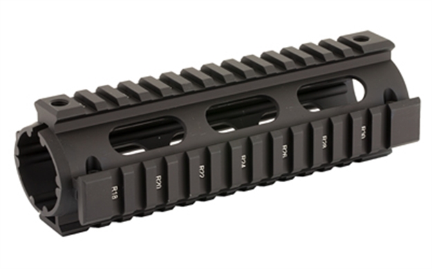 Picture of  Utg Pro Mtu001 Pro Quad Rail Handguard Drop-In Aluminum Black Anodized Hardcoat Picatinny Rail, For Carbine Ar-15 4712274525061
