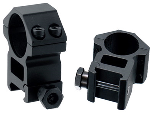 Picture of Utg Rings 30Mm High Profile Matte Black Picatinny/Weaver RGWM30H4 4712274524446