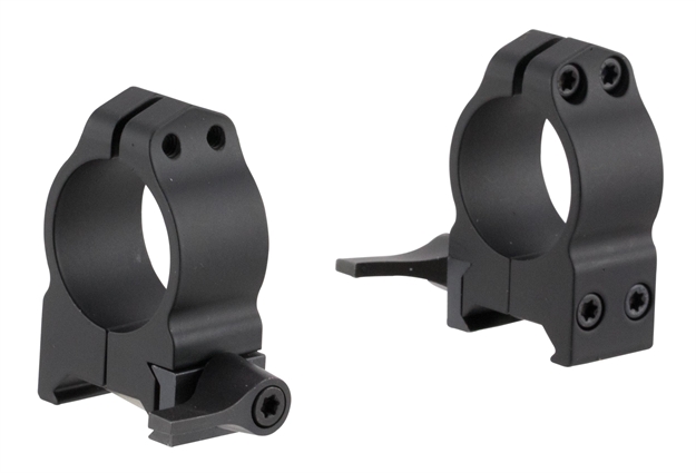 Picture of Utg Rq2w1206 HI Pro Ring Single 1" Dia High Black Matte Anodized