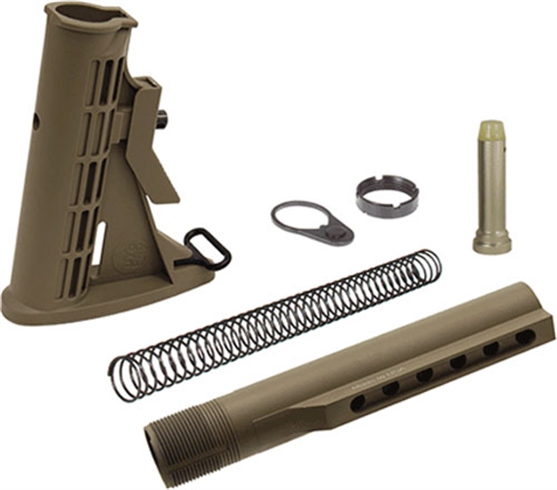 Picture of Utg Stock Assembly Ar-15 Fde 6 Position Mil-Spec RBU6DM 4717385550643