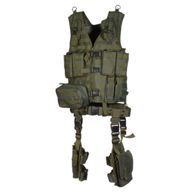 Picture of Utg Ult Tact Gear Modular 10 Piece Kit - OD Green