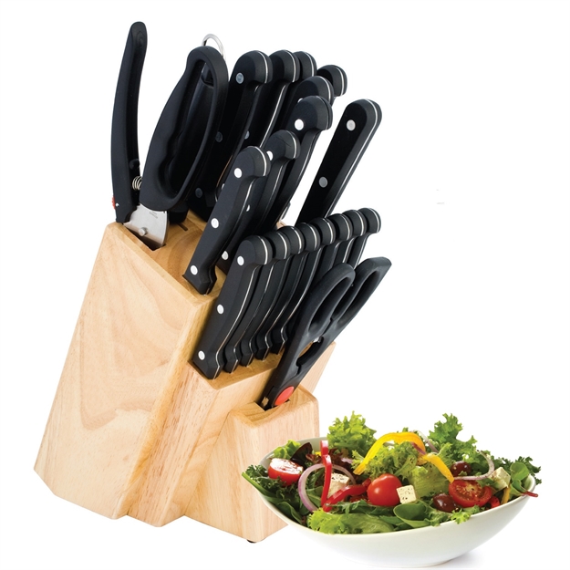Picture of Utica 21 Piece Cutlery Block Set