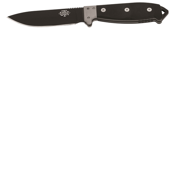 Picture of Utica Utks5 Fixed 5.1 IN Black Blade Black Micarta Handle