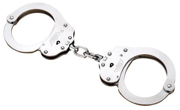 Picture of Uzi Accessories Uzihceuscnij Handcuffs Nij Silver Steel Includes 2 Keys UZI-HCEU-SC-NIJ 024718513850