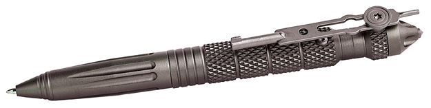 Picture of  Uzi Accessories Uzitacpen4gm Tactical Pen  Gun Metal Aluminum 6" Features Glass Breaker/Cuff Key