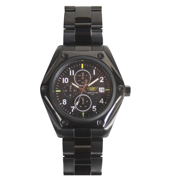 Picture of Uzi Ballistic Chronograph Tritium Watch-Blck Dial Zulu Strap