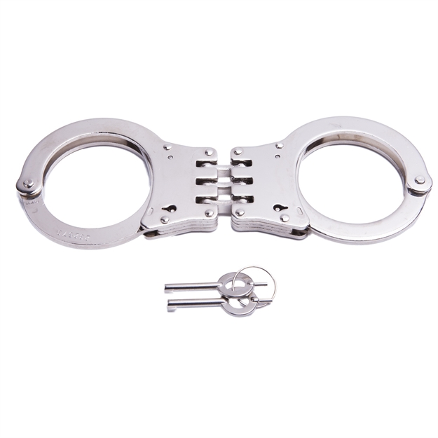 Picture of Uzi Handcuff Hinged Double-Lock - Stainless Steel