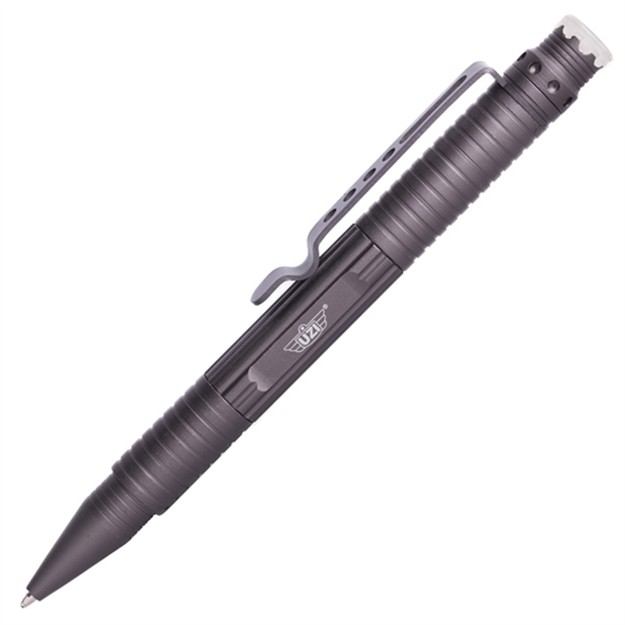 Picture of Uzi Tactical Defender Pen With Handcuff Key Gun Metal Grey