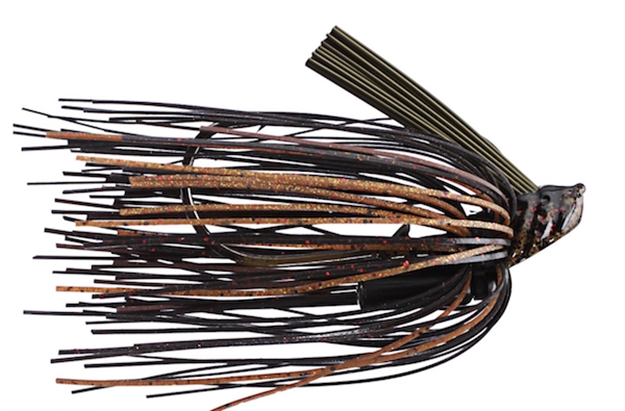 Picture of V & M Baits Adren Flip Jig 3/8 Blk BR Amber PAFBBA38 769917272879