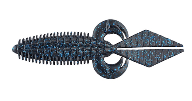 Picture of V & M Baits Flatwild 4" 7Bg Blk Blue Glittr FWBBG7 769917284780