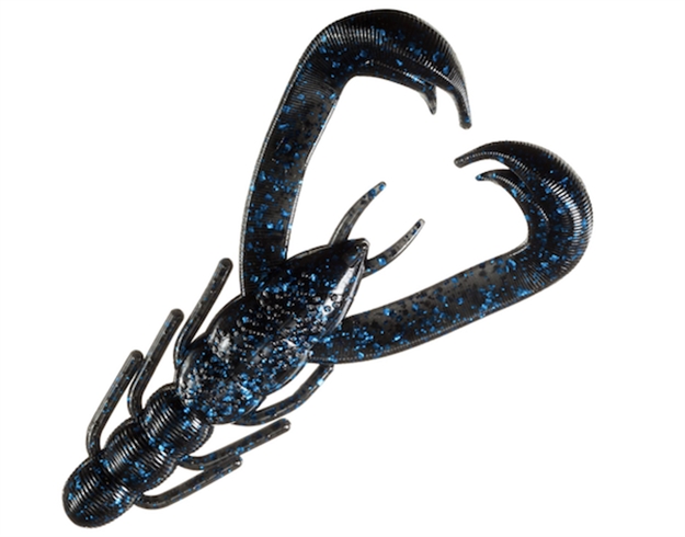 Picture of V & M Baits Wild Craw 4" 7Bg Blk Blu Glitr CWCBB7