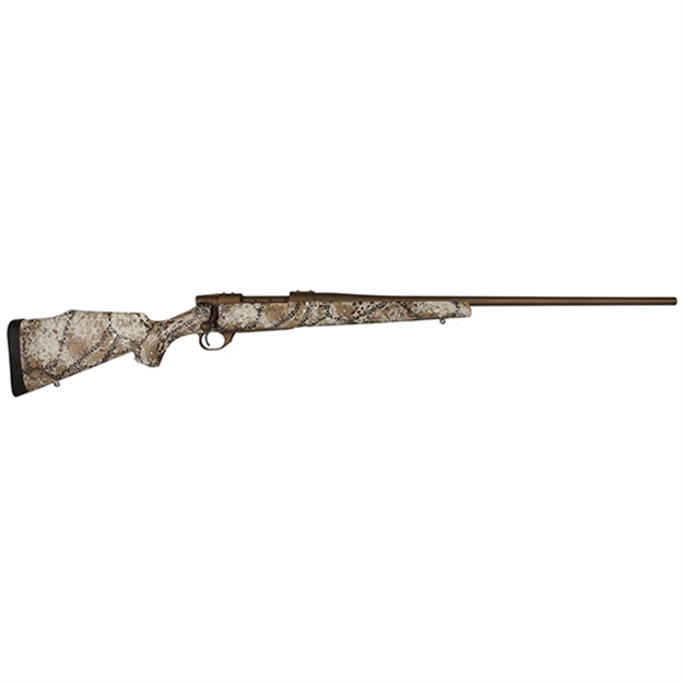 Picture of Weatherby Vap306sr40 Vanguard Badlands 30-06 Springfield 5+1 24" Barrel, Burnt Bronze Cerakote Metal Finish, Badlands Approach Camo Fixed Monte Carlo Stock VAP306SR40BR