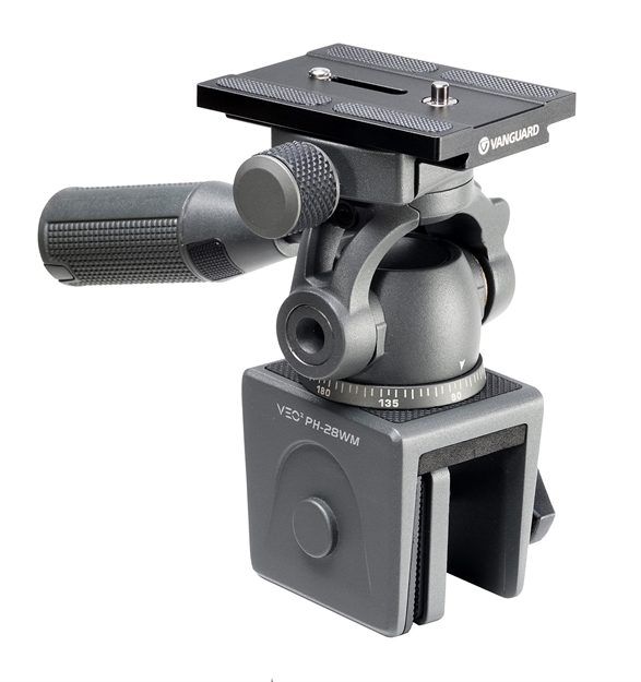 Picture of Vanguard Veo2ph-28Wm Veo 2 PH Veo 2 Ph-28 Dark Gray Aluminum Clamp Window Mount