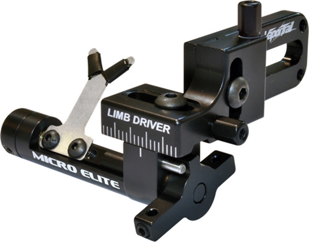 Picture of Vapor Trail Inc. Arrow Rest Limb Driver Micro Elite RH Black< MICRORHBLK