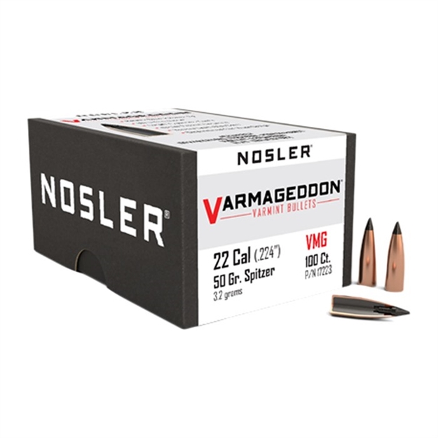 Picture of Varmageddon 22 Caliber (0.224'') Flat Base Tipped Bullets N/A -