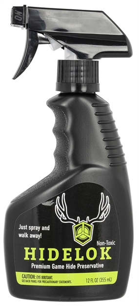 Picture of  Velvet Antler Tech 114001 Hidelok Game Hide Preservative 12 OZ Spray Bottle Against Bacterial Growth