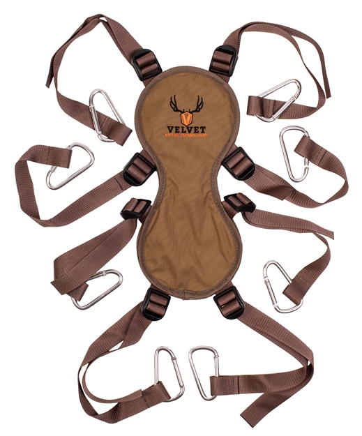 Picture of Velvet Antler Tech  Trophy Head Harness Brown Nylon UP TO 150 Lbs 211001