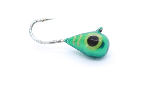 Picture of Venom Tungsten Drop Jig 6 #10 - Green Firetiger