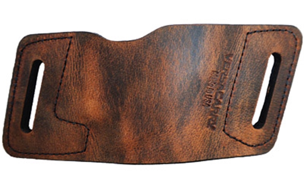 Picture of Versacarry Water Buffalo, Quick Slide Out Side The Waistband, Ambidextrous, Size 1, Distressed Brown WBAOWB21