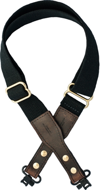 Picture of Versacarry Cotton Web Sling W/ Leather Ends & Swivels Blk 4L4F 670221794318