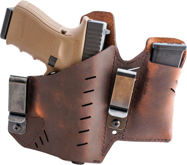 Picture of Versacarry Element Holster Iwb RH Sub Compact W/Mag Pouch Brn